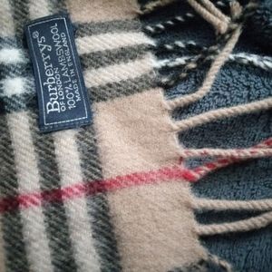 Burberry of London 100% lambswool made in England.